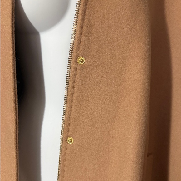 Club Monaco Camel Cape Coat with Black Trim - Picture 5 of 5